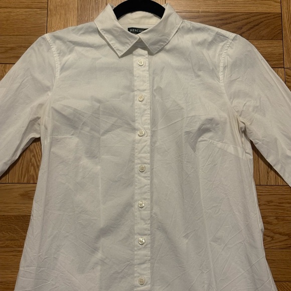 J.Crew Classic White Button-Up Shirt - Unbranded - Picture 2 of 7